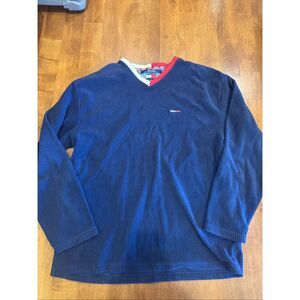Men’s vintage Y2K 90ies Tommy Hilfiger corduroy like sweatshirt size XXL